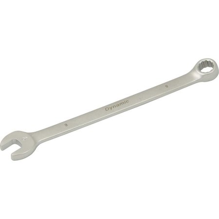 DYNAMIC Tools 9mm 12 Point Combination Wrench, Contractor Series, Satin Finish D074409